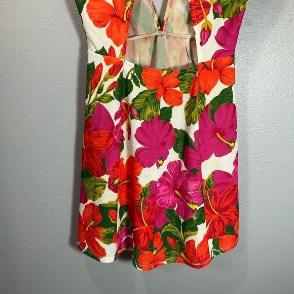Show Me Your MuMu Hawaiian IBIZA DRESS Floral Size XSmall - Picture 9 of 11